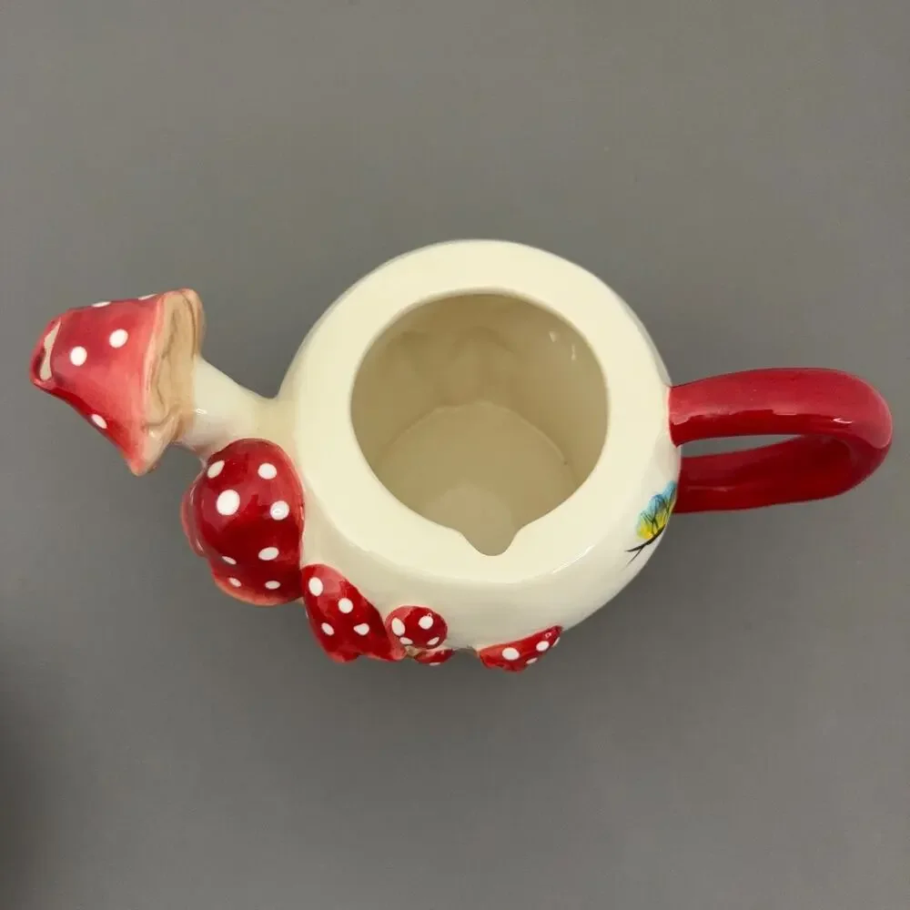 Mushroom Teapot Blue Sky Clayworks Ceramic Heather Goldminc 23524 Fairycore